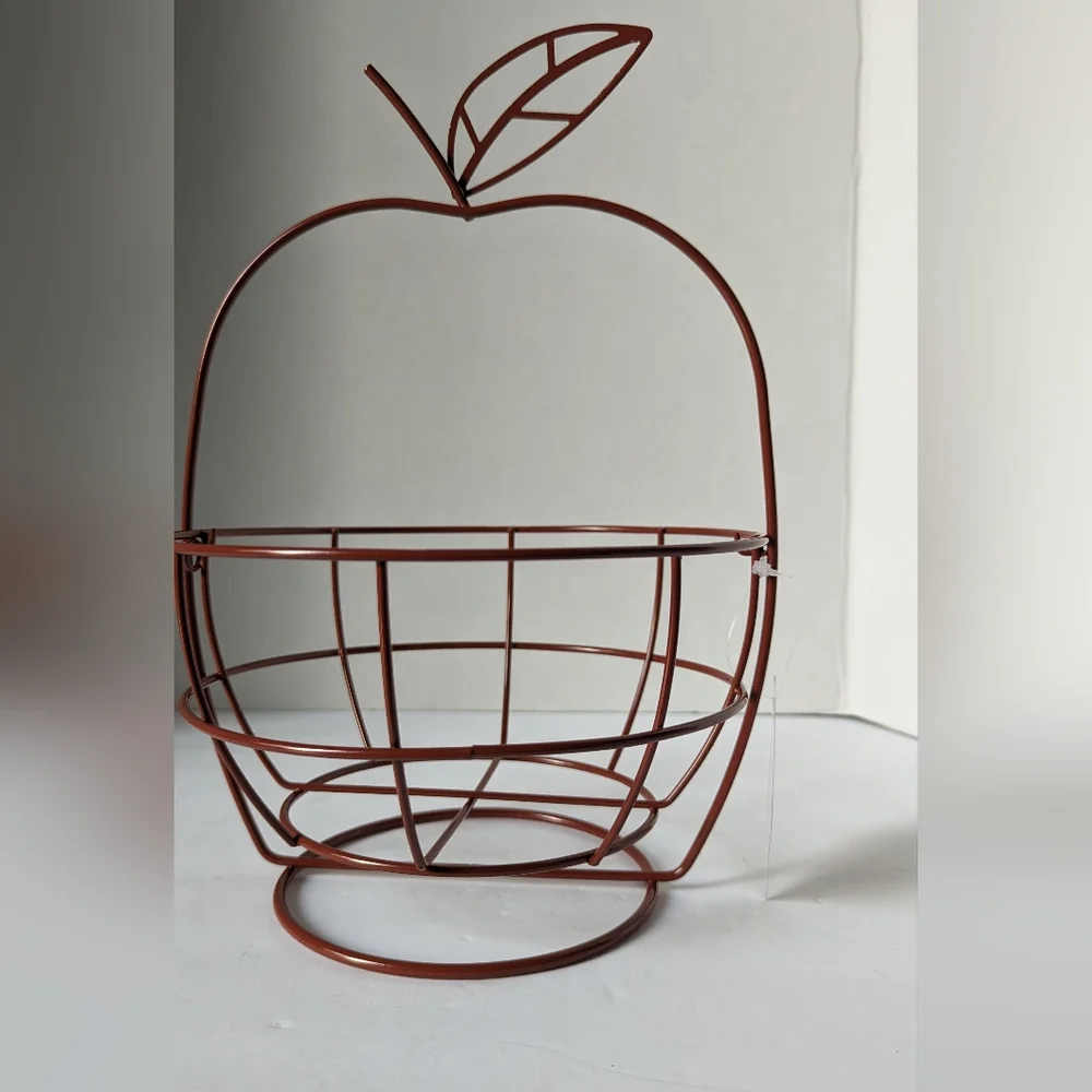 Target Bullseye Playground Apple Basket Centerpiece Fruit Bowl Kitchen Decor